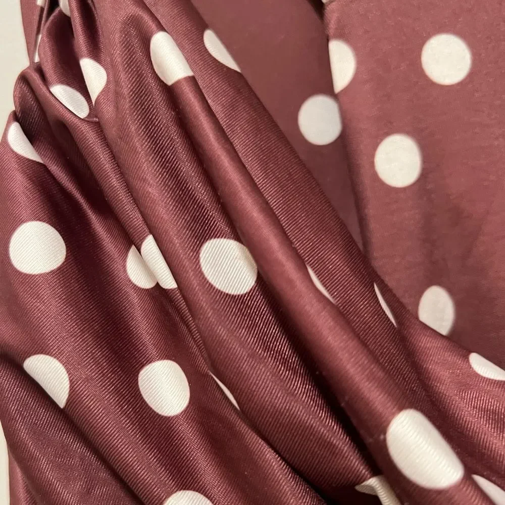 Free People Raylon Variegated Polka Dot Midi Dress
